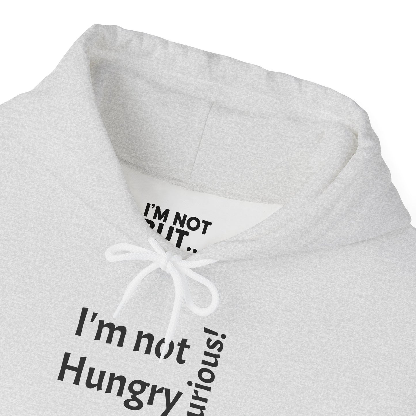 "I'm Not Hungry, But... Snack-Curious!" - Sweatshirt Unissexo Heavy Blend™ com Capuz