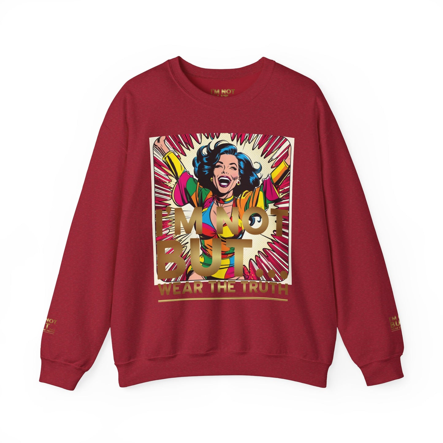 "Edição Especial –Boom! Expressa-te" - Sweatshirt Unissexo Heavy Blend™ com Gola Redonda