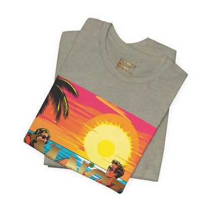 « Édition spéciale – Sunset » – T-shirt unisexe en jersey à manches courtes 