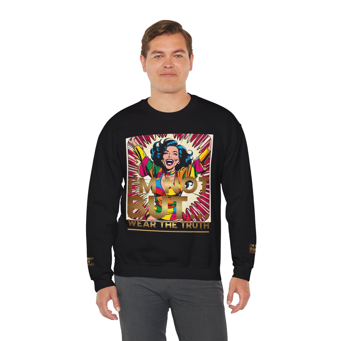 "Edição Especial –Boom! Expressa-te" - Sweatshirt Unissexo Heavy Blend™ com Gola Redonda