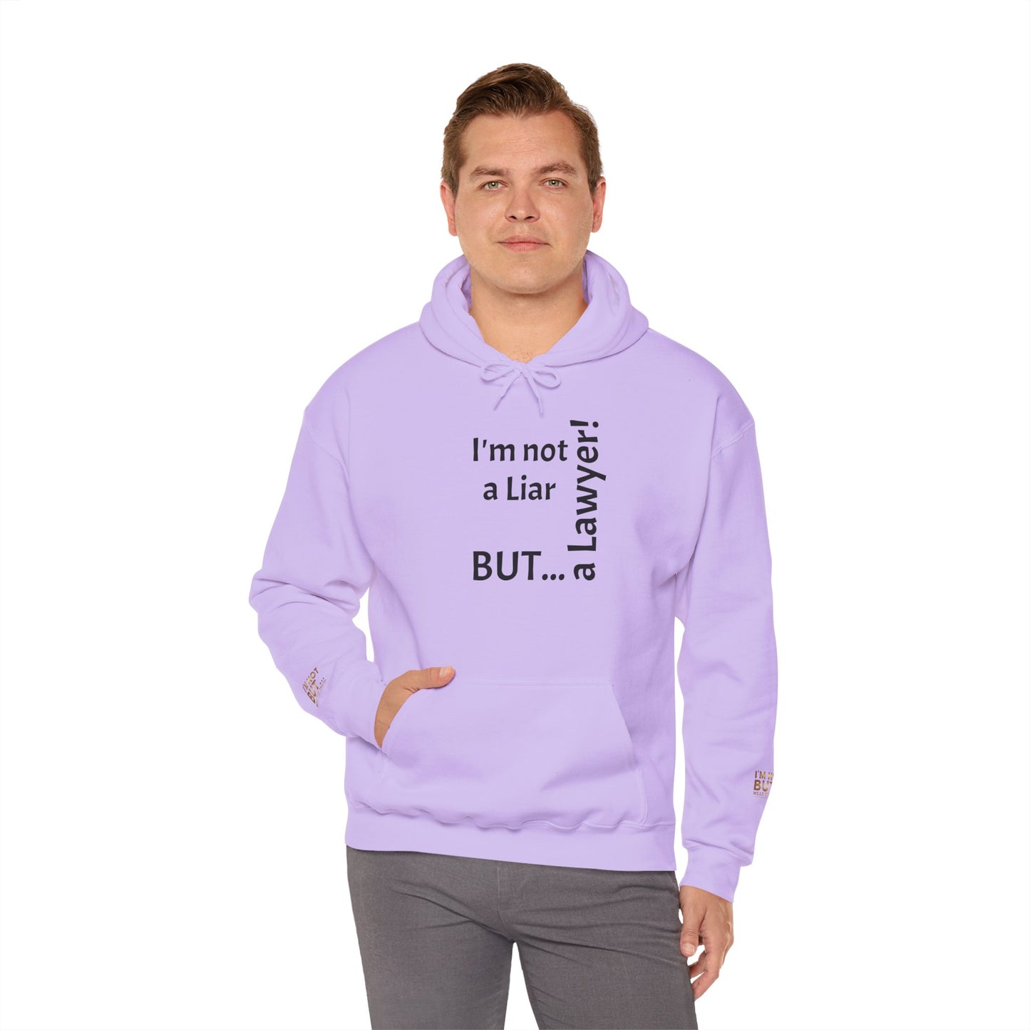 "I'm Not a Liar, But... a Lawyer!" - Sweatshirt Unissexo Heavy Blend™ com Capuz