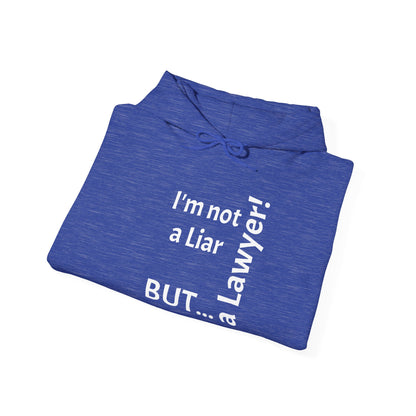 "I'm Not a Liar, But... a Lawyer!" - Sweatshirt Unissexo Heavy Blend™ com Capuz