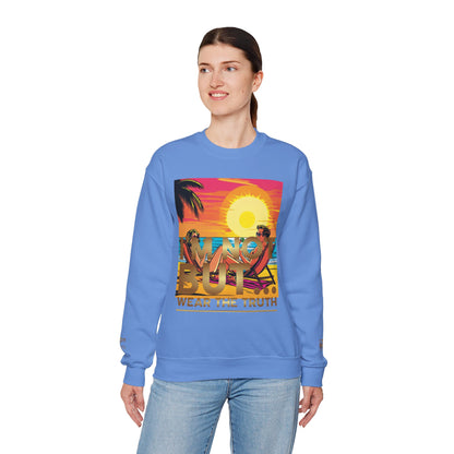 "Edição Especial – Sunset" - Sweatshirt Unissexo Heavy Blend™ com Gola Redonda