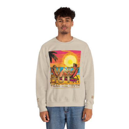 "Edição Especial – Sunset" - Sweatshirt Unissexo Heavy Blend™ com Gola Redonda