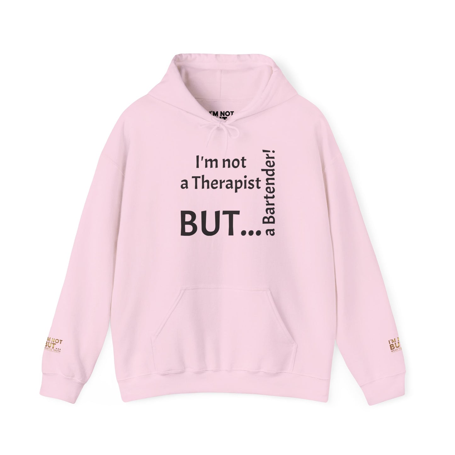 "I'm Not a Therapist, But a Bartender!" - Sweatshirt Unissexo Heavy Blend™ com Capuz