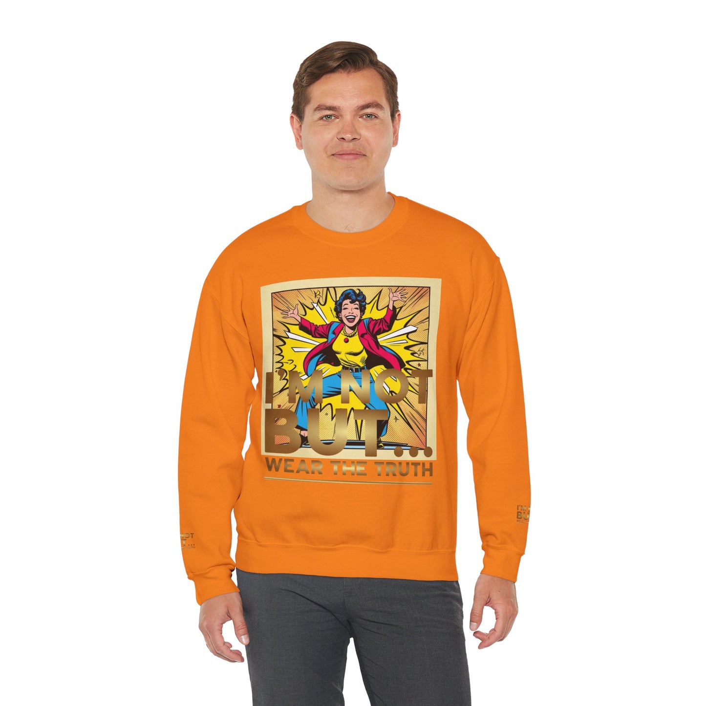 "Edição Especial –Energia Pura" - Sweatshirt Unissexo Heavy Blend™ com Gola Redonda