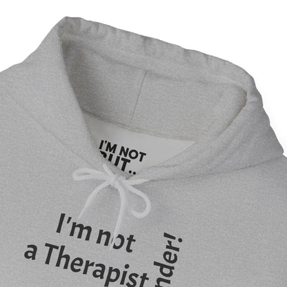 "I'm Not a Therapist, But a Bartender!" - Sweatshirt Unissexo Heavy Blend™ com Capuz