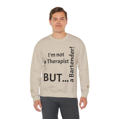 "I'm Not a Therapist, But a Bartender!" - Sweatshirt Unissexo Heavy Blend™