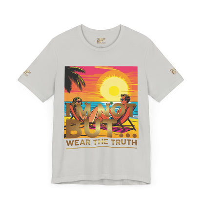 "Edição Especial – Sunset" - T-Shirt Unissexo de Manga Curta em Jersey