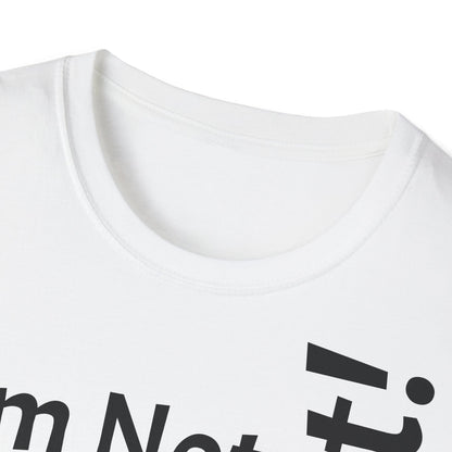 I'm Not Lazy, But Efficient! - T-Shirt Unissexo de Algodão Suave