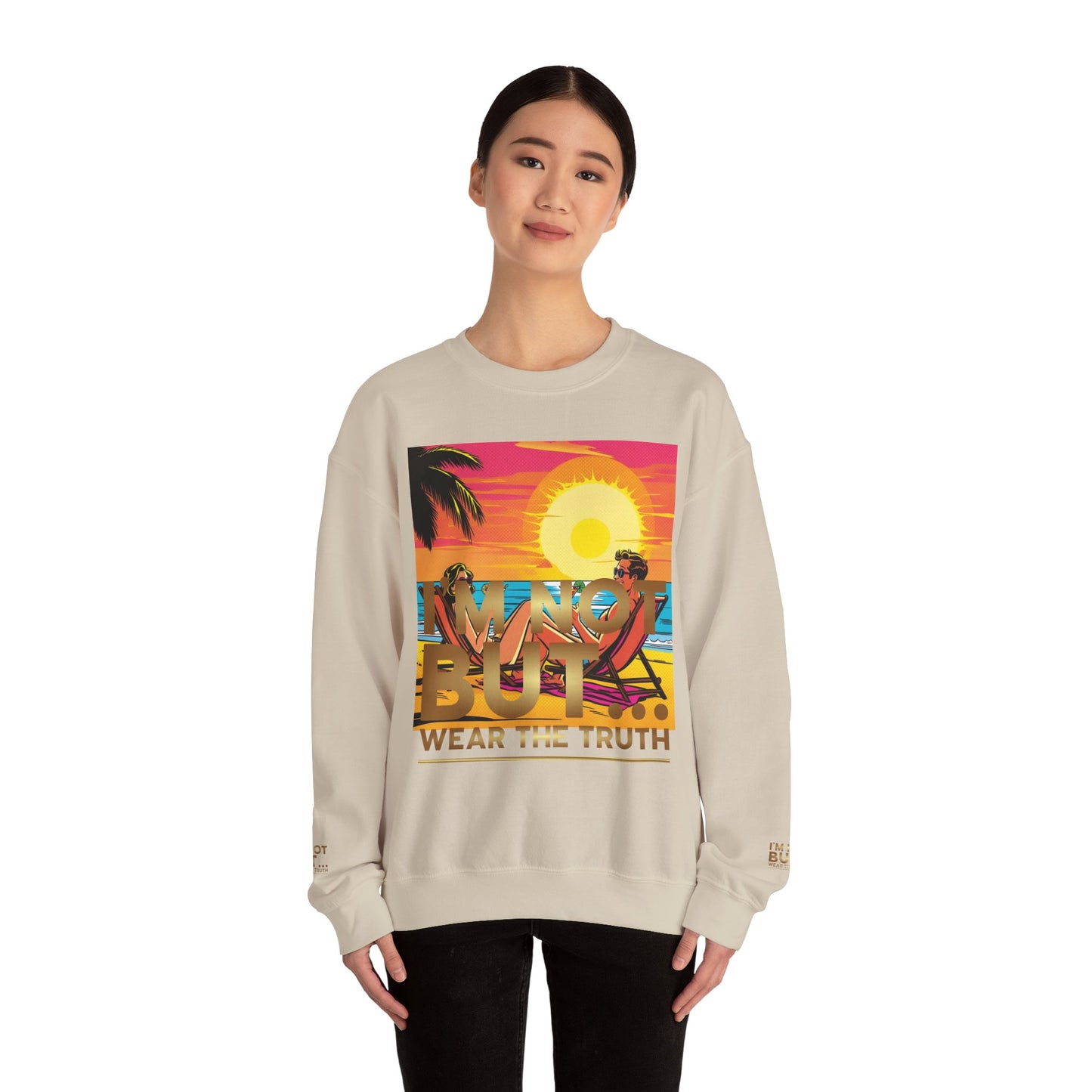 "Edição Especial – Sunset" - Sweatshirt Unissexo Heavy Blend™ com Gola Redonda