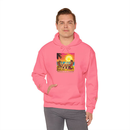 "Edição Especial – Sunset" - Sweatshirt Unissexo Heavy Blend™ com Capuz