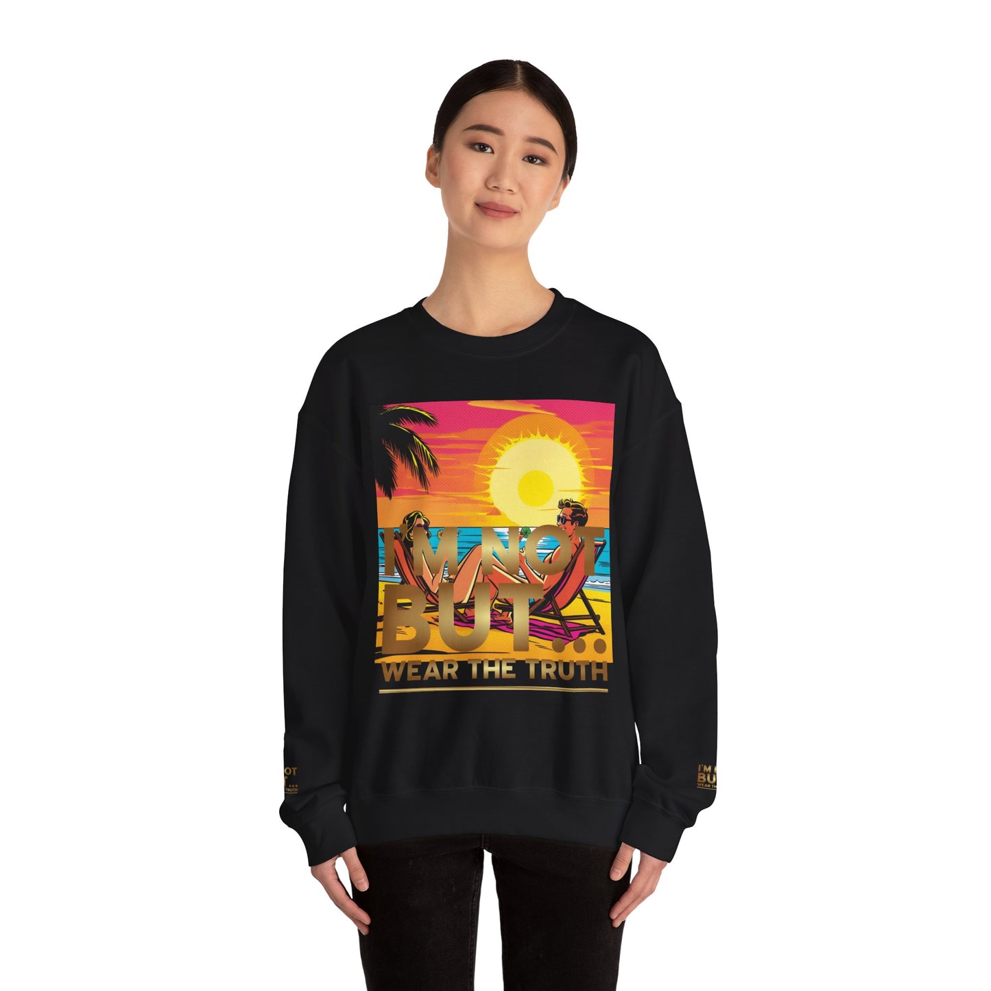 "Edição Especial – Sunset" - Sweatshirt Unissexo Heavy Blend™ com Gola Redonda