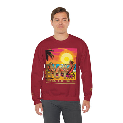 "Edição Especial – Sunset" - Sweatshirt Unissexo Heavy Blend™ com Gola Redonda