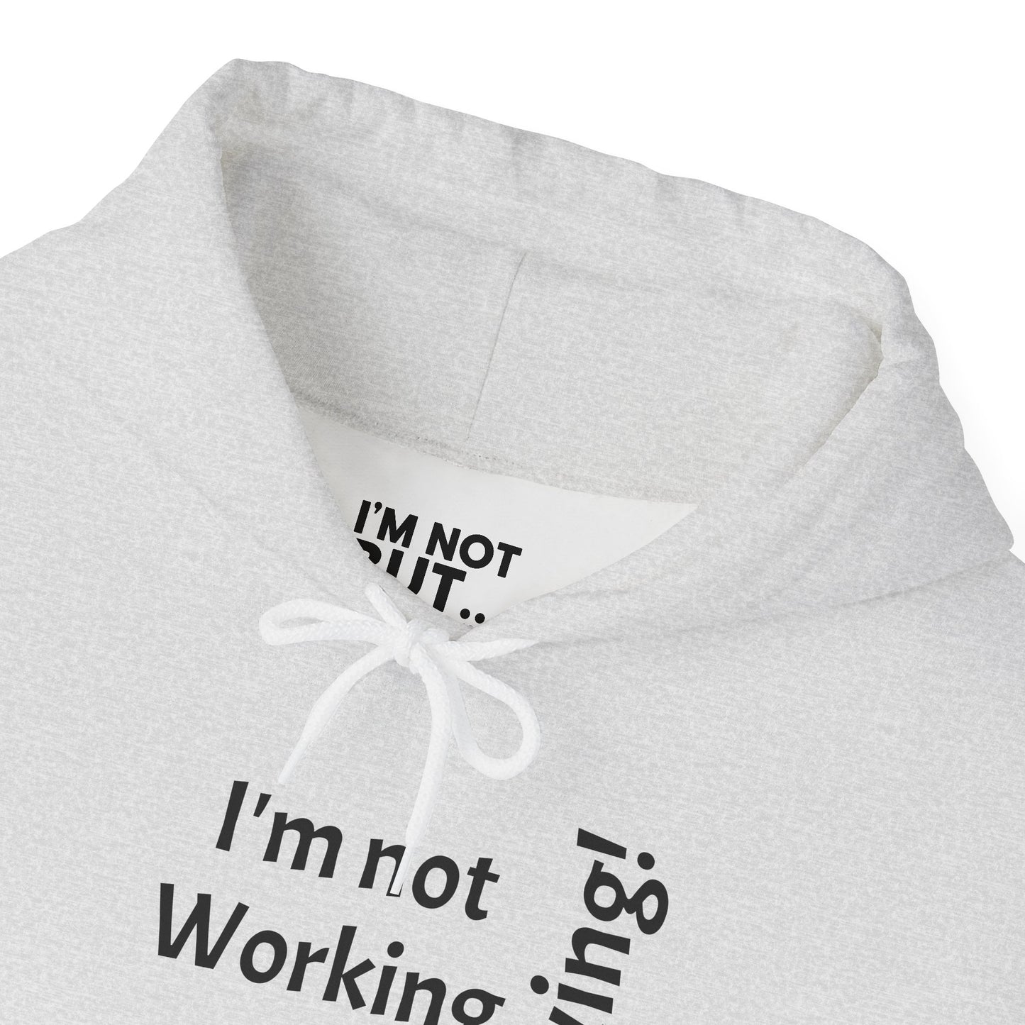 "I'm Not Working, But... Surviving!" - Sweatshirt Unissexo Heavy Blend™ com Capuz