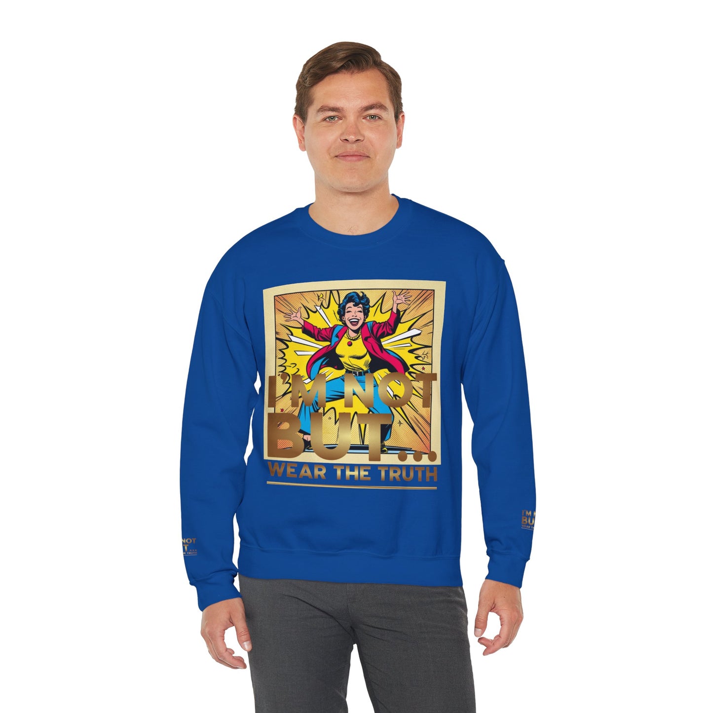 "Edição Especial –Energia Pura" - Sweatshirt Unissexo Heavy Blend™ com Gola Redonda