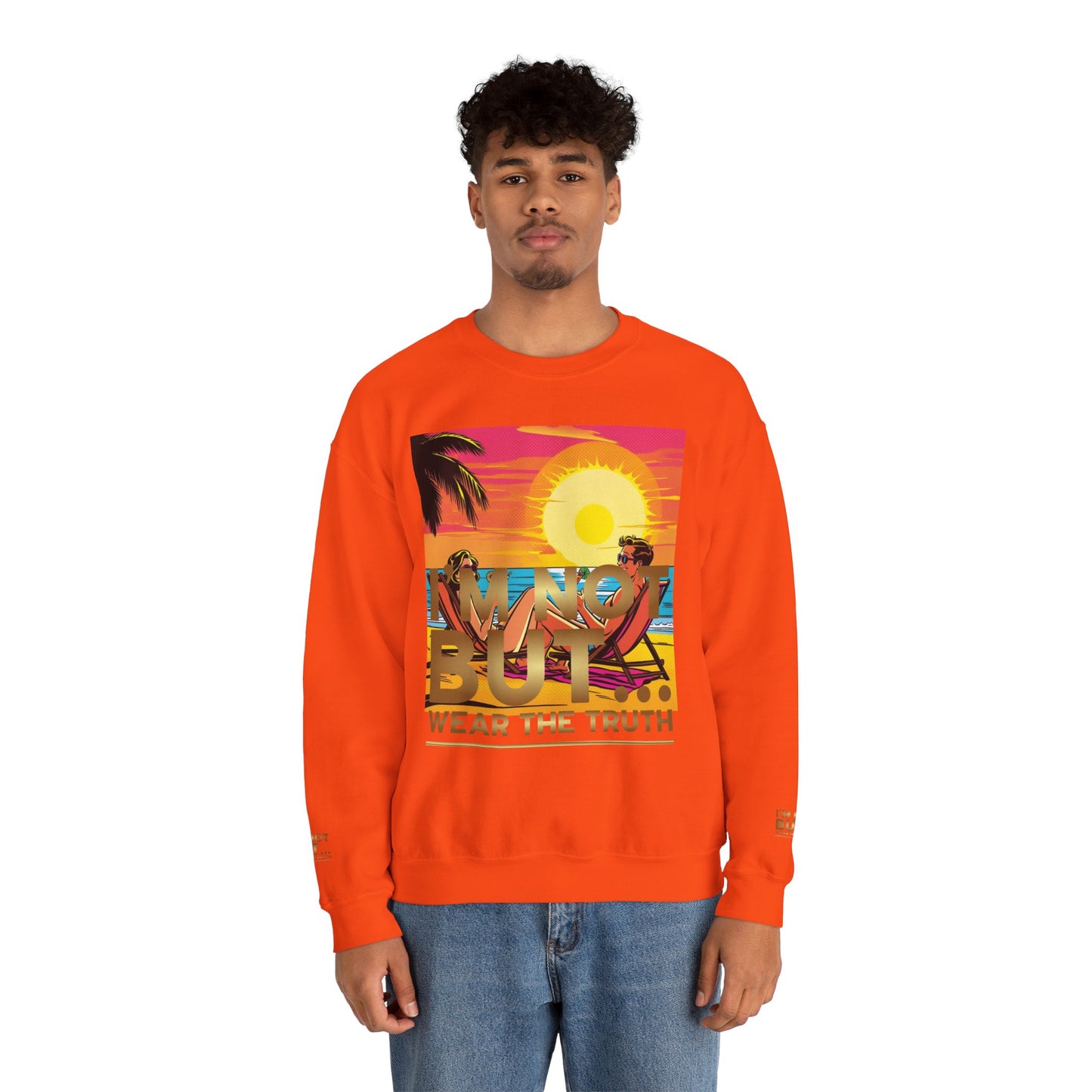 "Edição Especial – Sunset" - Sweatshirt Unissexo Heavy Blend™ com Gola Redonda