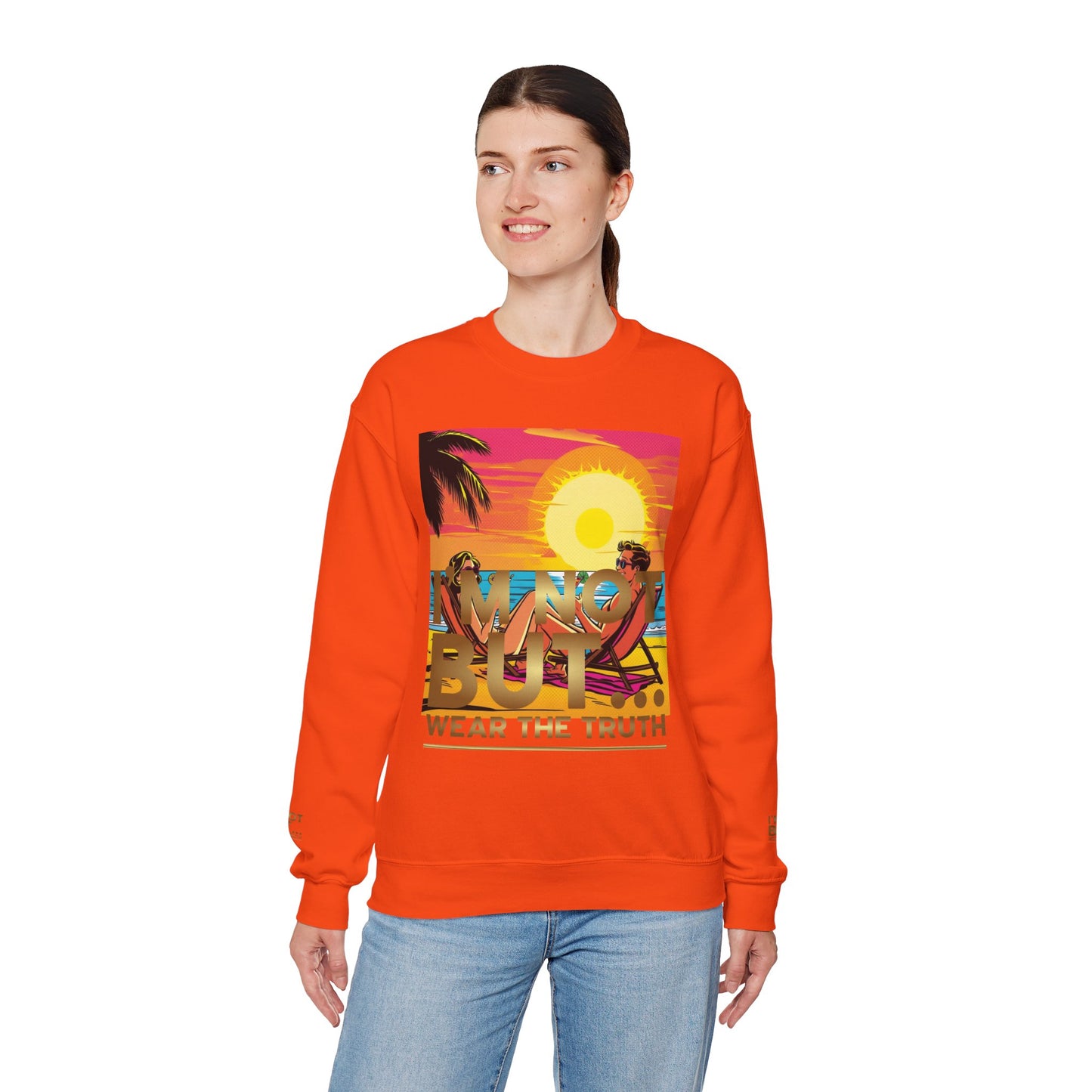 "Edição Especial – Sunset" - Sweatshirt Unissexo Heavy Blend™ com Gola Redonda