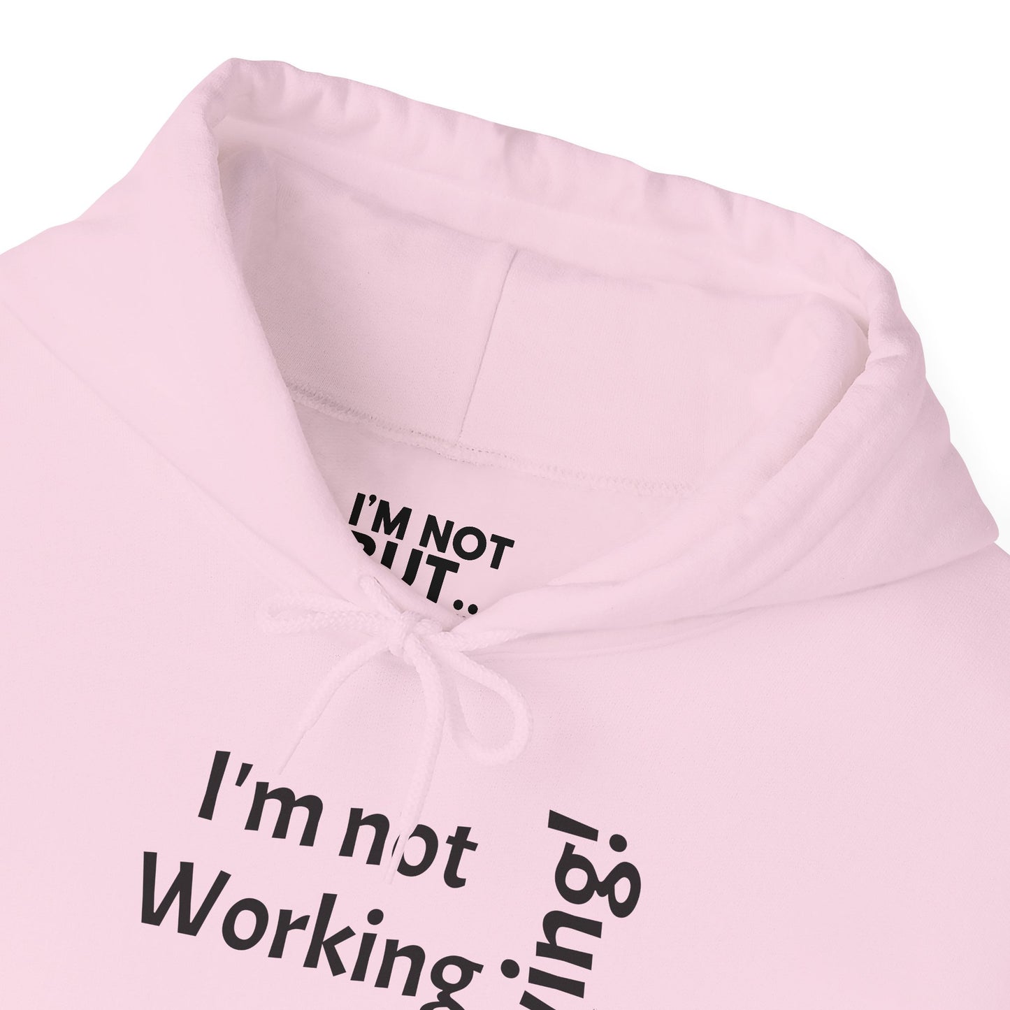 "I'm Not Working, But... Surviving!" - Sweatshirt Unissexo Heavy Blend™ com Capuz