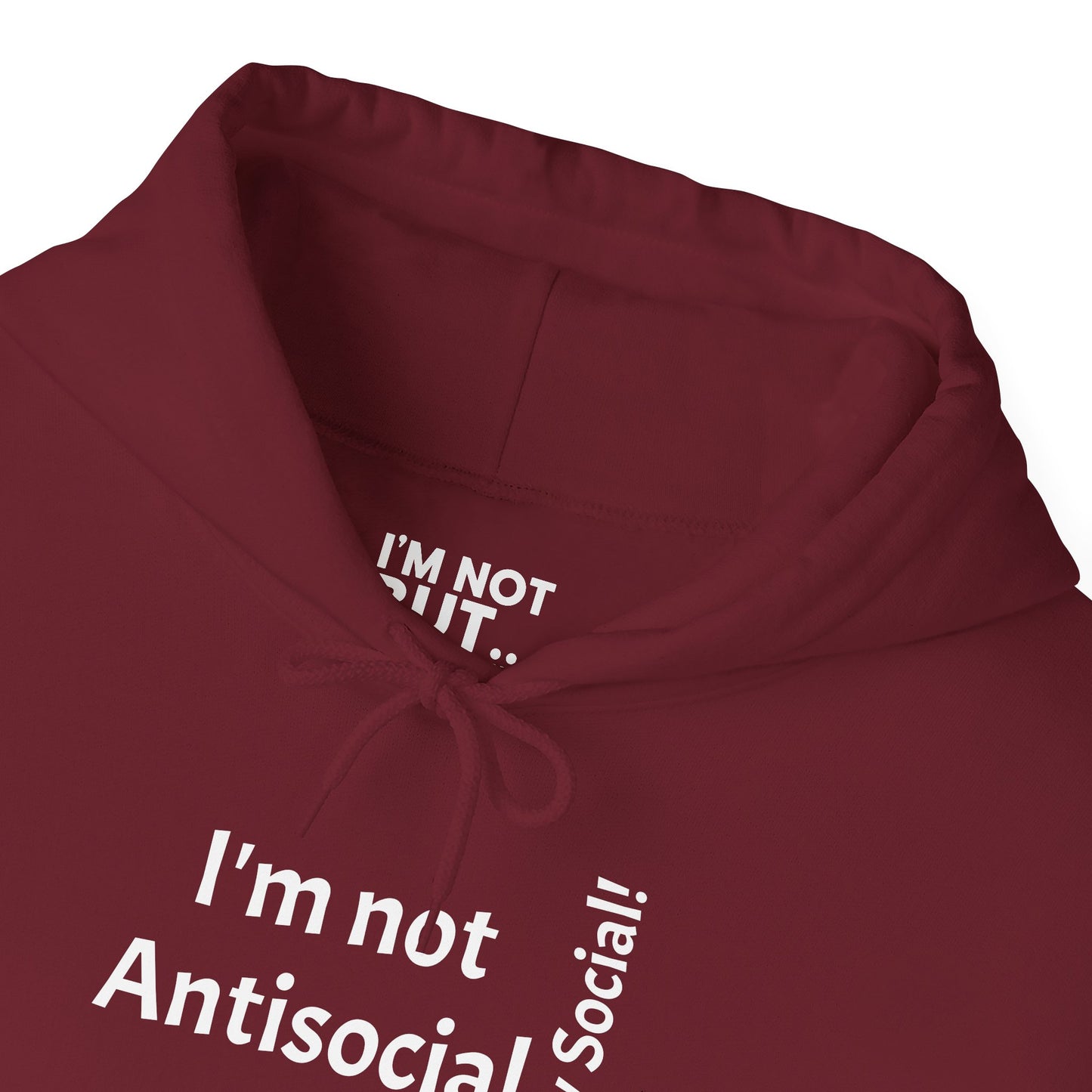 « Je ne suis pas antisocial, MAIS sélectivement social ! » - Sweat-shirt à capuche unisexe Heavy Blend™ 