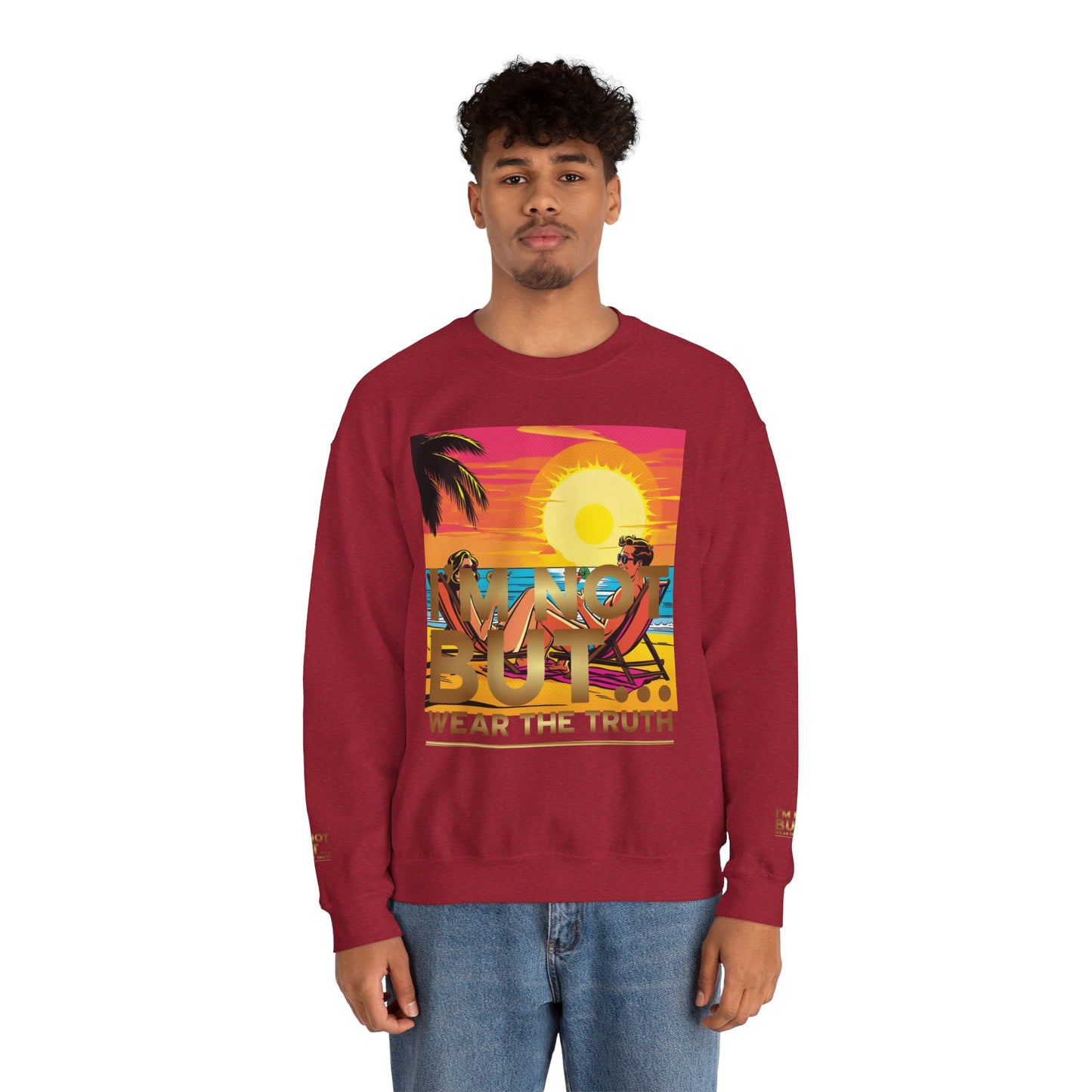 "Edição Especial – Sunset" - Sweatshirt Unissexo Heavy Blend™ com Gola Redonda