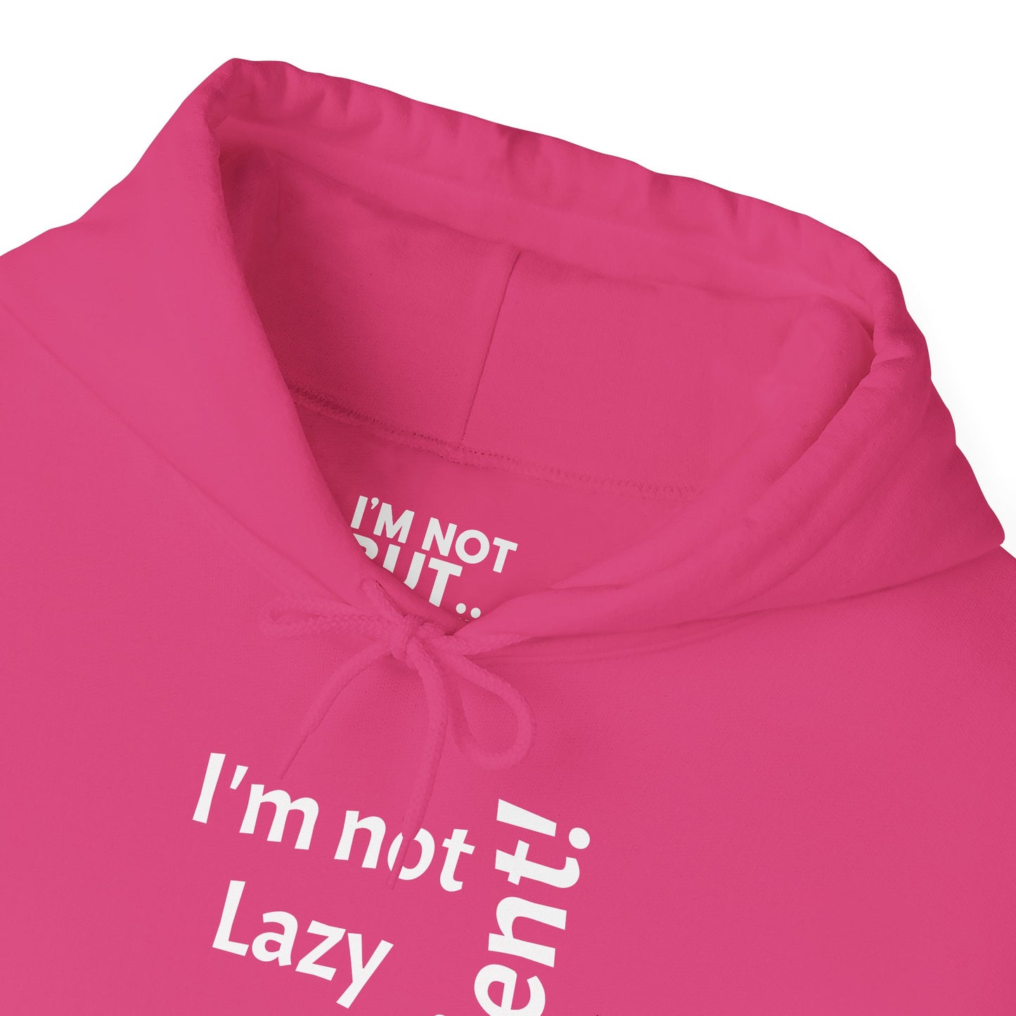 « Je ne suis pas paresseux, MAIS efficace ! » Sweat-shirt à capuche unisexe Heavy Blend™ 