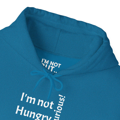 "I'm Not Hungry, But... Snack-Curious!"- Sweatshirt Unissexo Heavy Blend™ com Capuz