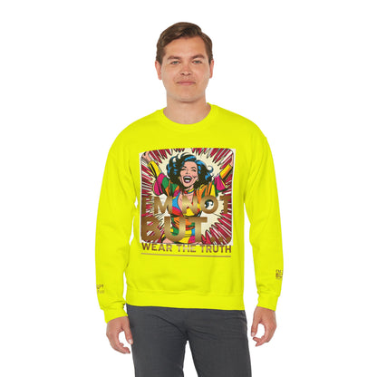 "Edição Especial –Boom! Expressa-te" - Sweatshirt Unissexo Heavy Blend™ com Gola Redonda