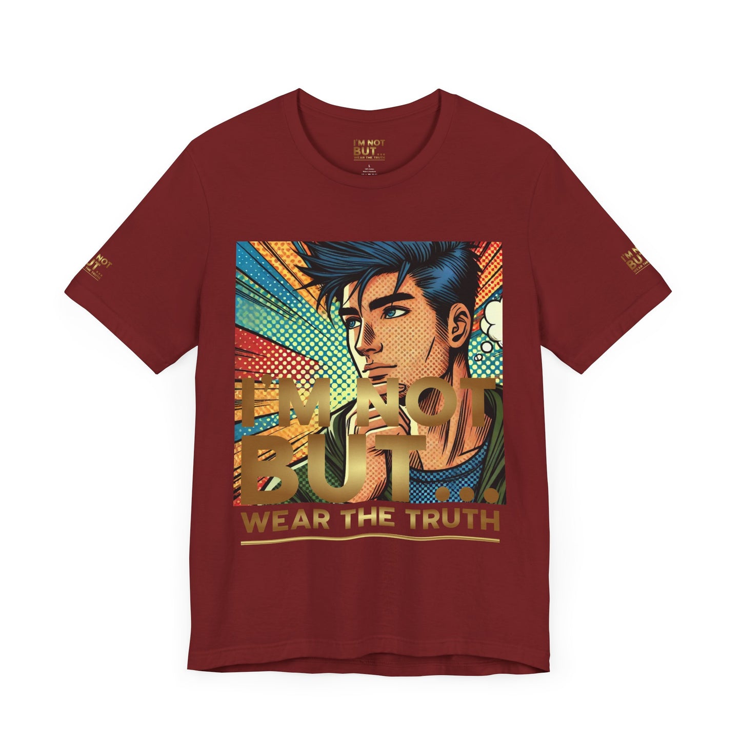 "Edição Especial –Olhar Determinado" - T-Shirt Unissexo de Manga Curta em Jersey