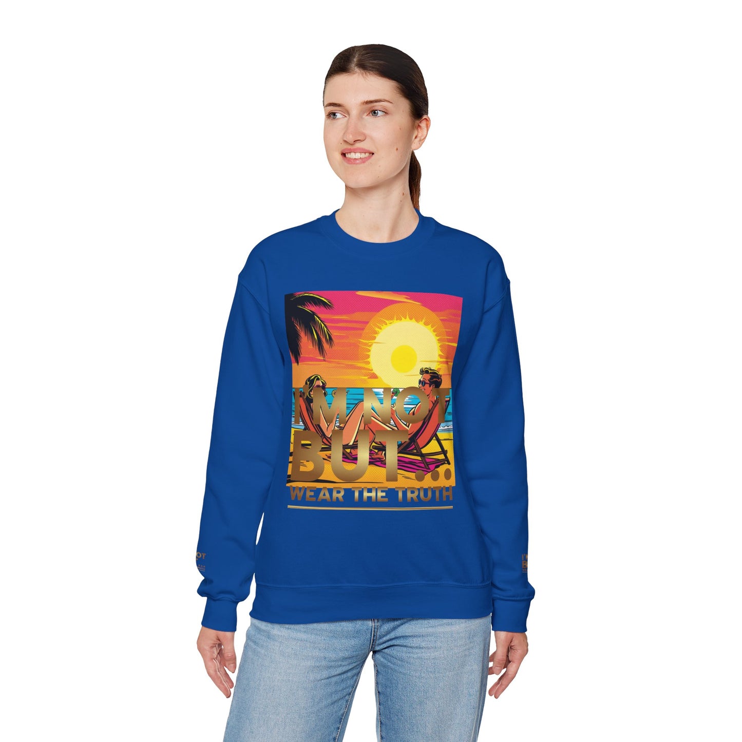 "Edição Especial – Sunset" - Sweatshirt Unissexo Heavy Blend™ com Gola Redonda