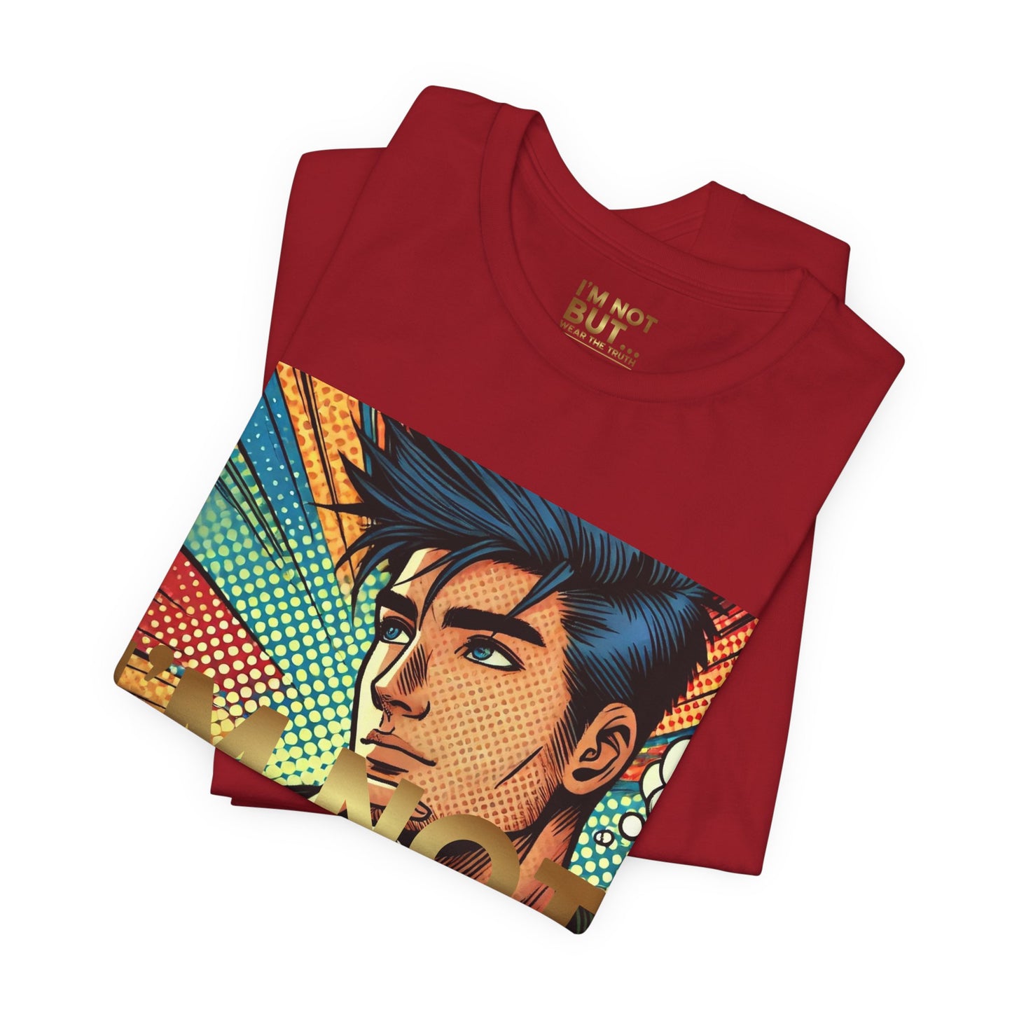 "Edição Especial –Olhar Determinado" - T-Shirt Unissexo de Manga Curta em Jersey