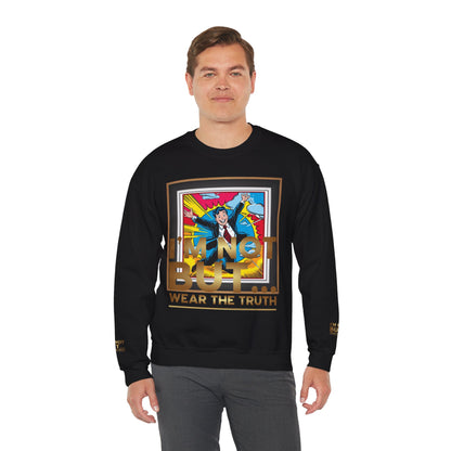 "Edição Especial –Explosão de Positividade" - Sweatshirt Unissexo Heavy Blend™ com Gola Redonda