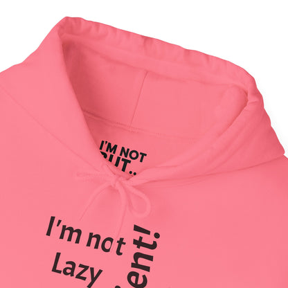 "Je ne suis pas paresseux, MAIS efficace !" - Sweat-shirt à capuche unisexe Heavy Blend™ 