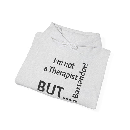 "I'm Not a Therapist, But a Bartender!" - Sweatshirt Unissexo Heavy Blend™ com Capuz