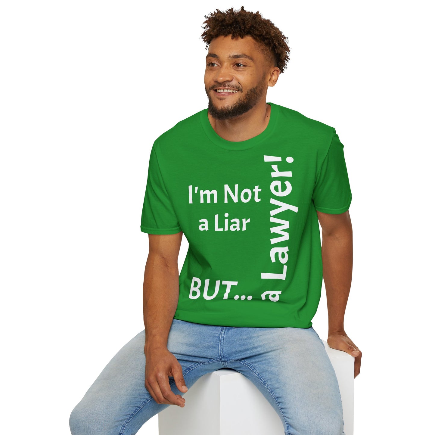 "I'm Not a Liar, But... a Lawyer!" - T-Shirt Unissexo de Algodão Suave