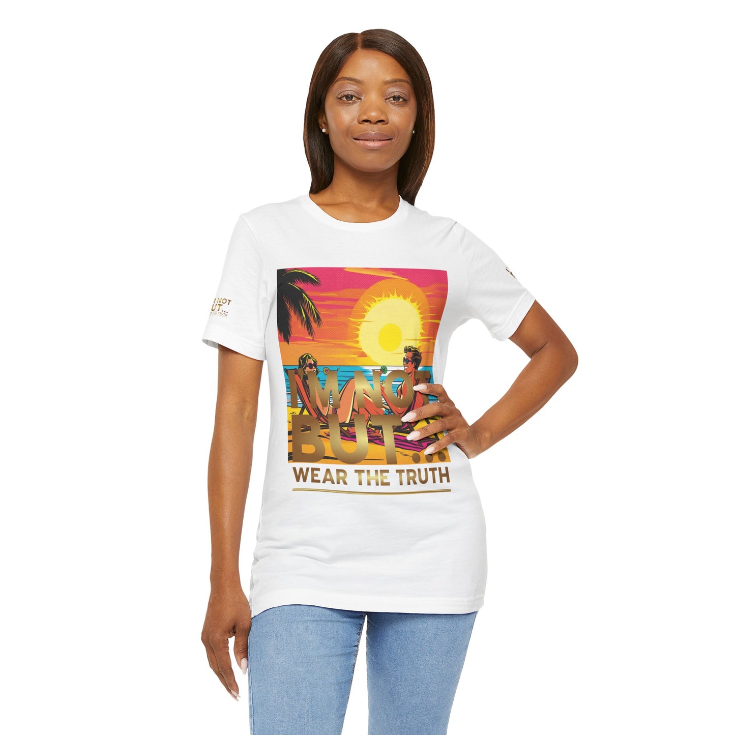 "Edição Especial – Sunset" - T-Shirt Unissexo de Manga Curta em Jersey