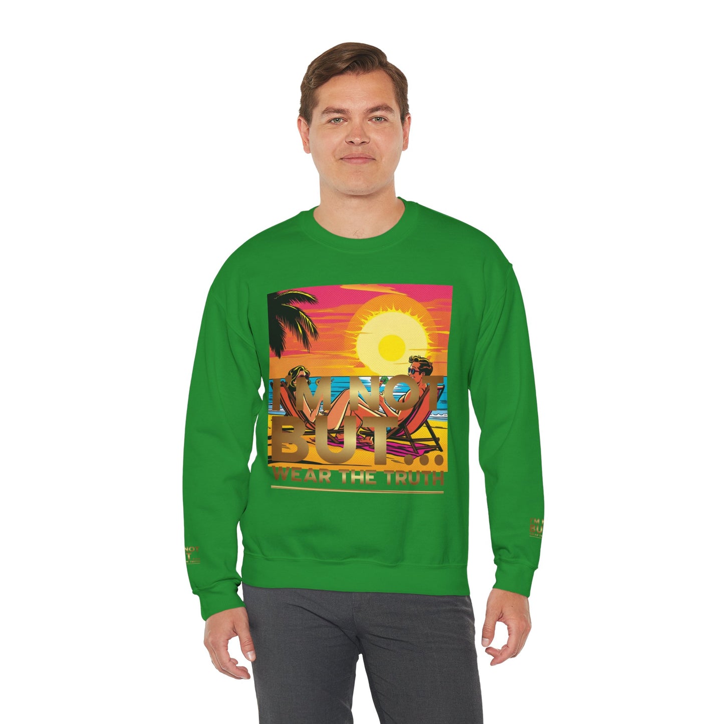 "Edição Especial – Sunset" - Sweatshirt Unissexo Heavy Blend™ com Gola Redonda