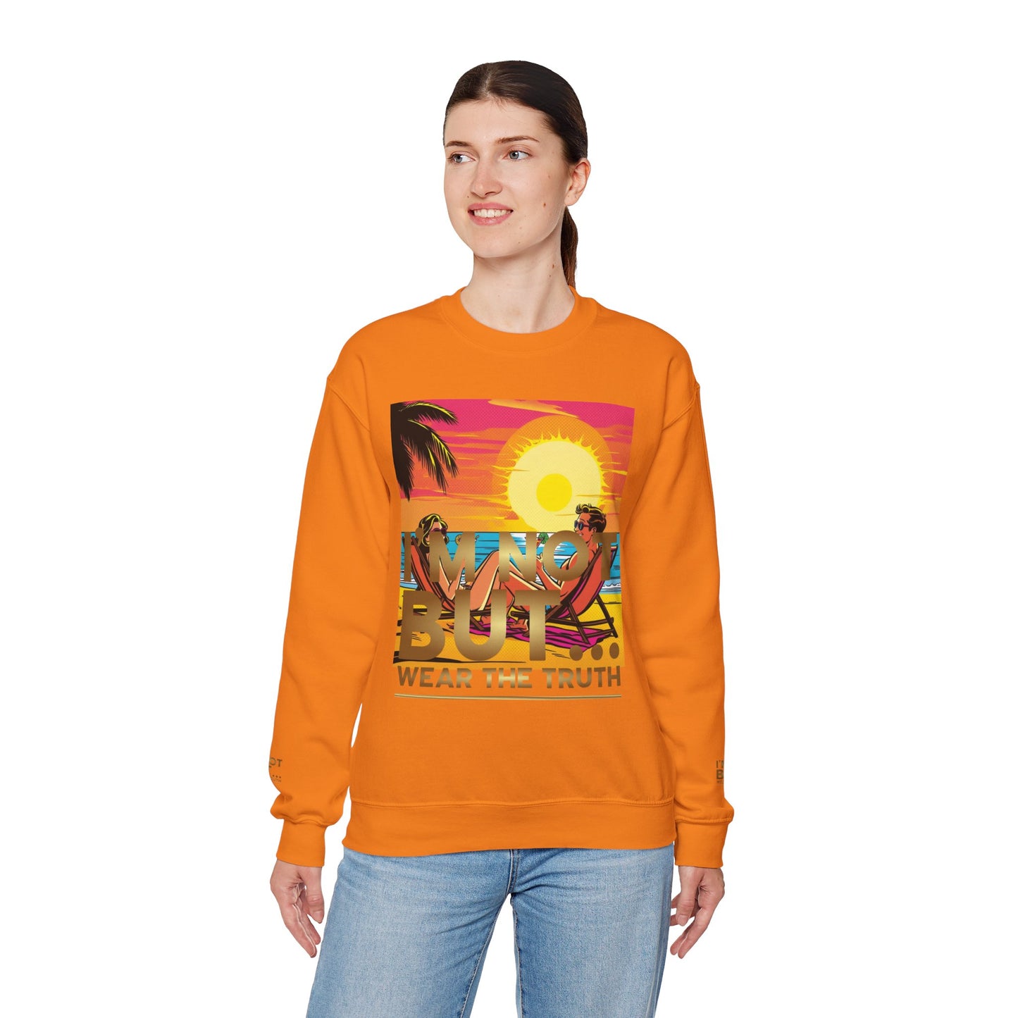 "Edição Especial – Sunset" - Sweatshirt Unissexo Heavy Blend™ com Gola Redonda