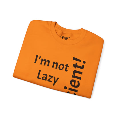 "I'm not lazy, but efficient!" - Sweatshirt Unissexo Heavy Blend™