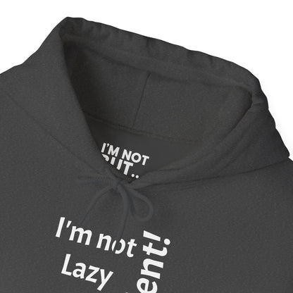 "I'm not Lazy, But... Efficient!"Sweatshirt Unissexo Heavy Blend™ com Capuz