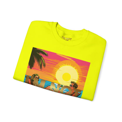 "Edição Especial – Sunset" - Sweatshirt Unissexo Heavy Blend™ com Gola Redonda