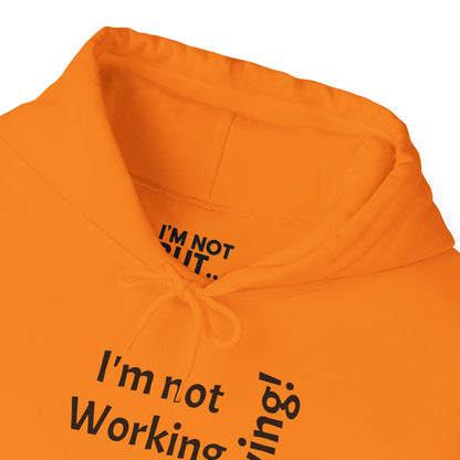 "I'm Not Working, But... Surviving!" - Sweatshirt Unissexo Heavy Blend™ com Capuz