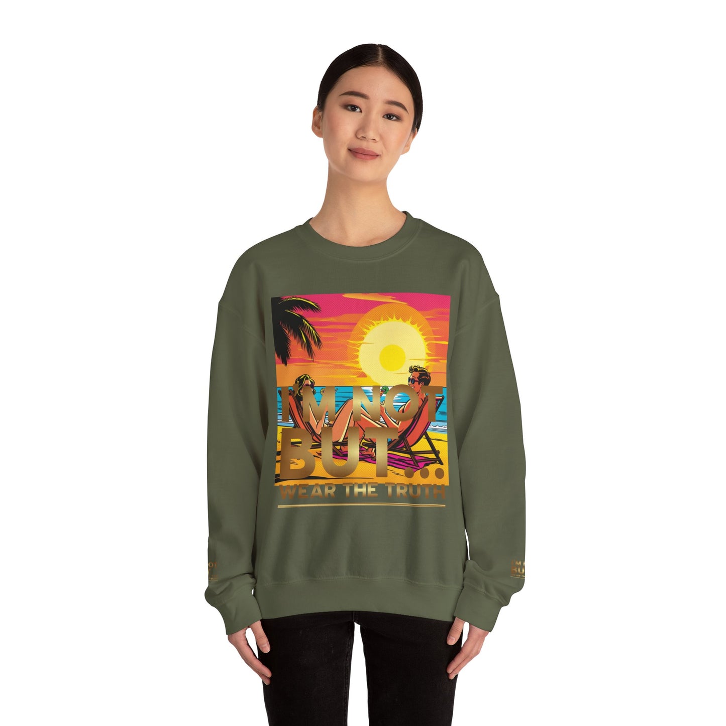 "Edição Especial – Sunset" - Sweatshirt Unissexo Heavy Blend™ com Gola Redonda