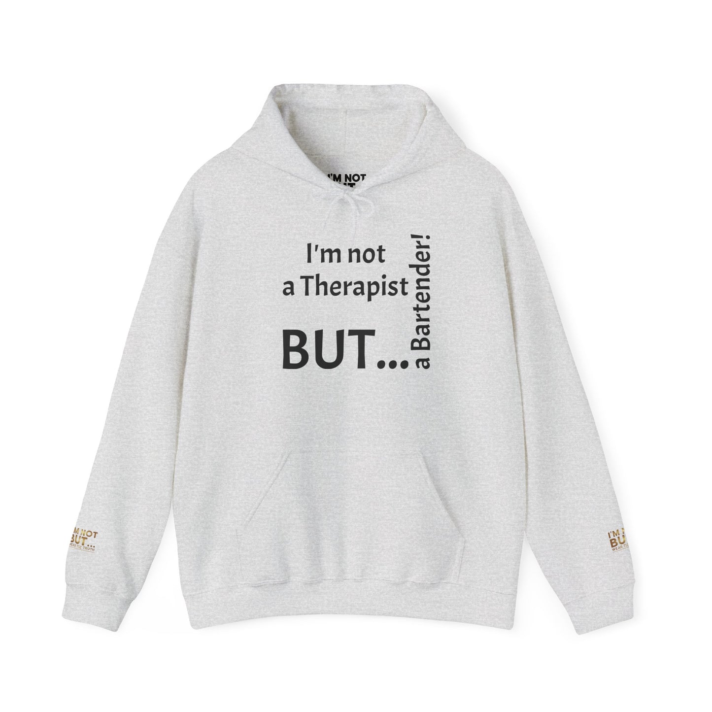 "I'm Not a Therapist, But a Bartender!" - Sweatshirt Unissexo Heavy Blend™ com Capuz