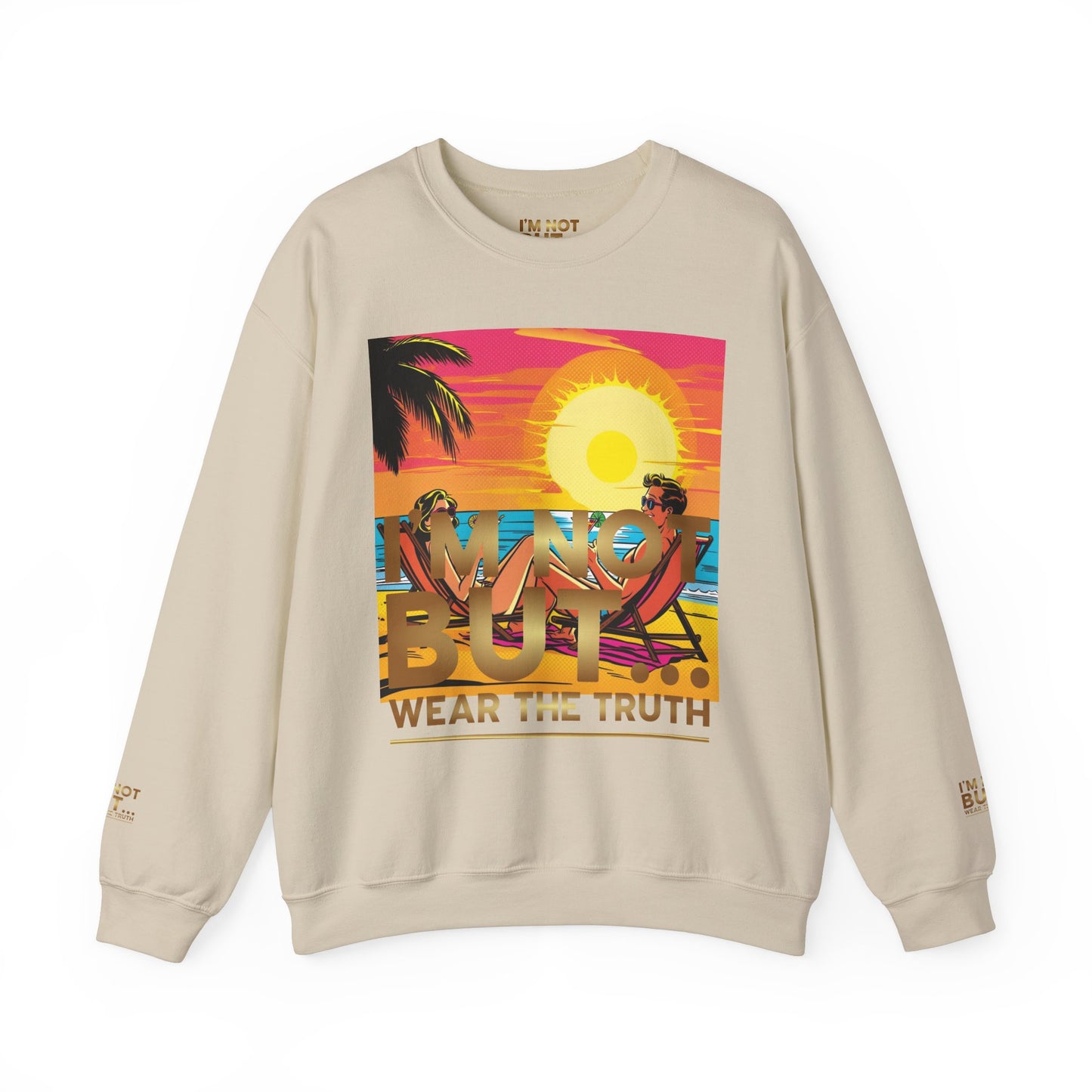 "Edição Especial – Sunset" - Sweatshirt Unissexo Heavy Blend™ com Gola Redonda