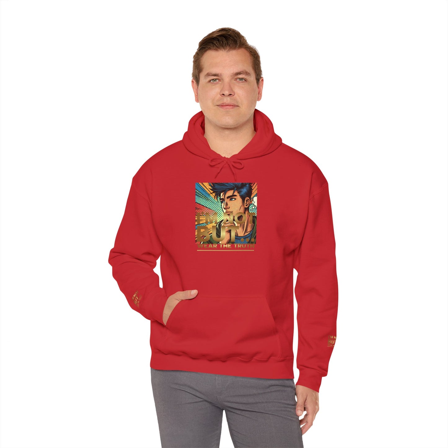 "Edição Especial –Olhar Determinado" - Sweatshirt Unissexo Heavy Blend™ com Capuz