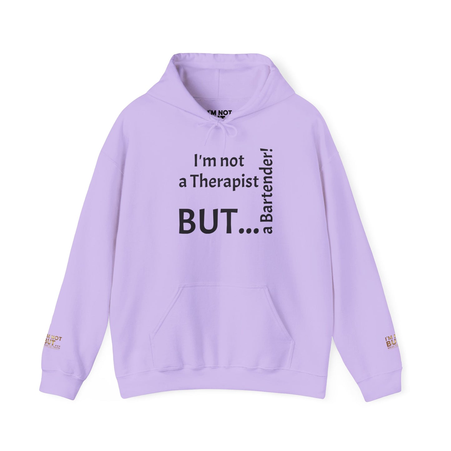 "I'm Not a Therapist, But a Bartender!" - Sweatshirt Unissexo Heavy Blend™ com Capuz