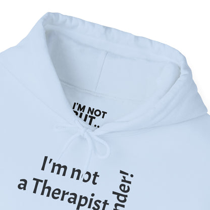 "I'm Not a Therapist, But a Bartender!" - Sweatshirt Unissexo Heavy Blend™ com Capuz