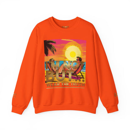 "Edição Especial – Sunset" - Sweatshirt Unissexo Heavy Blend™ com Gola Redonda