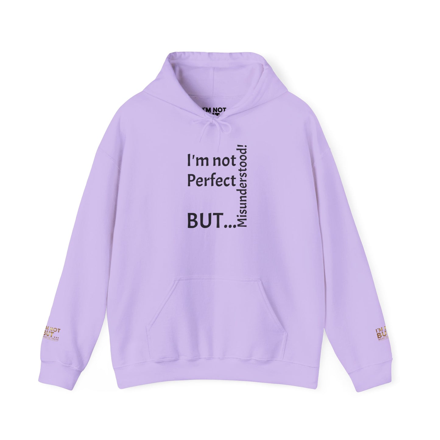 « Je ne suis pas parfait, MAIS incompris ! » - Sweat-shirt à capuche unisexe Heavy Blend™ 